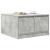Masuta de cafea cu sertare Gri beton 70,5x70x40 cm GartenMobel Dekor