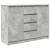 Bufetă cu sertare Gri beton 100,5x35x76 cm Lemn prelucrat GartenMobel Dekor