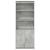Dulap înalt, gri beton, 70x35x180 cm, lemn prelucrat GartenMobel Dekor