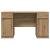 Birou cu sertar stejar artizanal 140 x 49 x 76 cm Lemn compozit GartenMobel Dekor