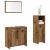 Set mobilier de baie, 3 piese, lemn vechi, lemn prelucrat GartenMobel Dekor