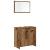 Set mobilier de baie, 3 piese, lemn vechi, lemn prelucrat GartenMobel Dekor