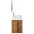 Set mobilier de baie, 3 piese, lemn vechi, lemn prelucrat GartenMobel Dekor