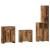 Set mobilier de baie, 4 piese, lemn vechi, lemn prelucrat GartenMobel Dekor