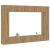 Set dulap TV 8 piese montat pe perete Stejar artizanal GartenMobel Dekor
