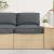 Set de perne pentru palet 2 pcs Antracit Material Oxford GartenMobel Dekor