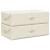 Cutii de depozitare 2 buc. crem 70x40x18 cm material textil GartenMobel Dekor