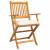 Scaun pliant 4 pcs Alb 49 x 57.5 x 92cm Lemn masiv de acacia GartenMobel Dekor