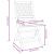Scaun pliant 6 pcs Gri 49 x 57.5 x 92cm Lemn masiv de acacia GartenMobel Dekor
