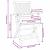 Scaun pliant 6 pcs Gri 49 x 57.5 x 92cm Lemn masiv de acacia GartenMobel Dekor