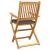 Scaun pliant 8 pcs Gri 49 x 57.5 x 92cm Lemn masiv de acacia GartenMobel Dekor