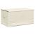 Cutii de depozitare 2 buc. crem 50x30x25 cm material textil GartenMobel Dekor