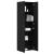 Dulap de birou Stejar Negru 60 x 32 x 190 cm Lemn compozit GartenMobel Dekor