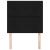 Cap de pat cu înălțime ajustabilă Negru 90 cm țesătură GartenMobel Dekor