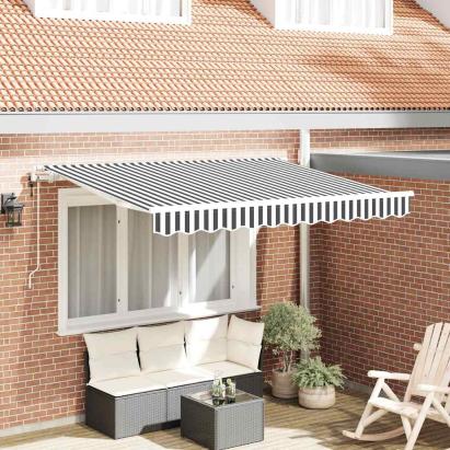 Cortina Retractabilă Antracit 300 x 200 cm țesătură GartenMobel Dekor