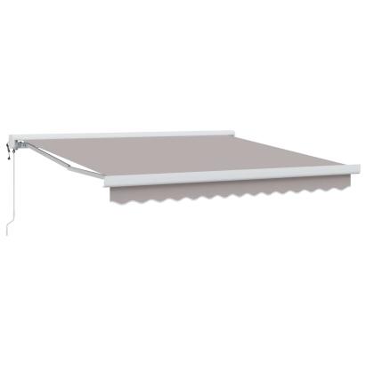 Copertină Gri deschis 300 x 250 x 165 cm Poliester și Aluminiu GartenMobel Dekor