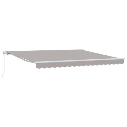 Cortina Retractabilă Manual Gri deschis 400 × 300 cm GartenMobel Dekor