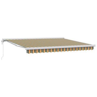 Cortina Retractabilă Verde și galben 400 × 300 cm GartenMobel Dekor