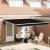 Cortina Retractabilă Negru 400 × 350 cm Poliester și Aluminiu GartenMobel Dekor