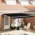 Cort electric retractabil Negru 400 × 350 cm GartenMobel Dekor