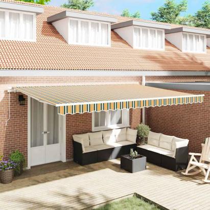 Cortina Retractabilă Manual Multicolour 500 × 350 cm GartenMobel Dekor