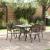 Set masă de grădină 3 pcs Bronz Aluminiu turnat GartenMobel Dekor