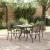 Set masă de grădină 5 pcs Bronz Aluminiu turnat GartenMobel Dekor