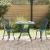 Set masă de grădină 3 pcs Verde Aluminiu turnat GartenMobel Dekor