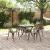Set masă de grădină 5 pcs Bronz Aluminiu turnat GartenMobel Dekor