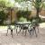 Set masă de grădină 5 pcs Negru Aluminiu turnat GartenMobel Dekor