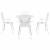 Set masă de grădină 5 pcs Alb Aluminiu turnat GartenMobel Dekor