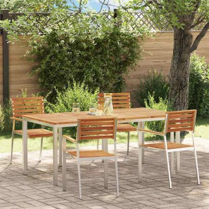 Set de masă pentru grădină 5 pcs Maro Lemn Solid de Acacia GartenMobel Dekor
