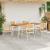 Set dining pentru exterior 7 pcs Maro Lemn solid de tec GartenMobel Dekor