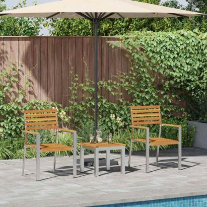 Set de masă pentru grădină 3 pcs Maro Lemn Solid de Acacia GartenMobel Dekor