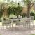 Set de masă pentru grădină 5 pcs Gri deschis poliratan GartenMobel Dekor