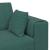 Canapea 3 pcs Verde închis 250 x 188 x 76 cm Catifea GartenMobel Dekor