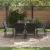 Set de masă pentru grădină 9 pcs Negru Oțel GartenMobel Dekor