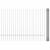 Gard cu Stâlp Argintiu 1,4 x 50 m Oțel GartenMobel Dekor
