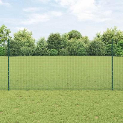 Gard cu Stâlp Verde 1,2 x 25 m Oțel și PVC GartenMobel Dekor