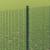 Gard cu Stâlp Verde 1,5 x 50 m Oțel și PVC GartenMobel Dekor