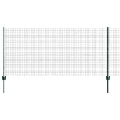 Gard cu Stâlp Verde 1 x 100 m Oțel și PVC GartenMobel Dekor
