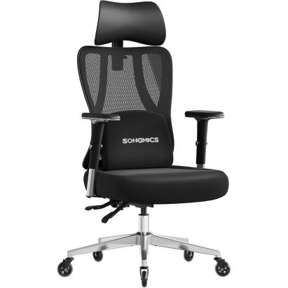 Scaun de birou ergonomic Songmics, suport lombar reglabil, brate 4D