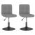 Scaune rotative de bucătărie, 2 buc., gri deschis, catifea GartenMobel Dekor