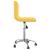Scaun de birou pivotant, galben muștar, material textil GartenMobel Dekor