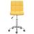 Scaun de birou pivotant, galben muștar, material textil GartenMobel Dekor