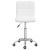 Scaun de birou pivotant, alb, piele ecologică GartenMobel Dekor