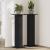 Suport pentru plante 2 pcs Stejar Negru 30 x 30 x 95 cm GartenMobel Dekor