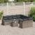 Set de canapele pentru grădină cu pernă 9 pcs Gri poliratan GartenMobel Dekor