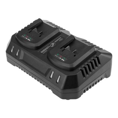 Incarcator dublu pentru acumulatori Energy+ GRAPHITE 58G085-1 HardWork ToolsRange