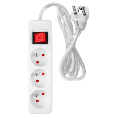 Prelungitor 3m, 3x1.5mm2, 3G, alb, ON/OFF NEO TOOLS 90-178 HardWork ToolsRange